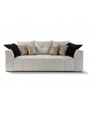 Canapea extensibila ROYAL IV, stofa bej deschis  Puente 06