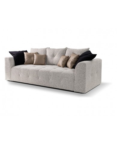 Canapea extensibila ROYAL IV, stofa bej deschis  Puente 06
