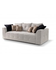 Canapea extensibila ROYAL IV, stofa bej deschis  Puente 06