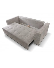 Canapea extensibila ROYAL IV, stofa bej deschis  Puente 06