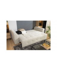 Canapea extensibila ROYAL IV, stofa bej deschis  Puente 06