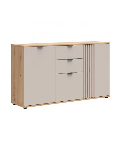 Comoda moderna dormitor BREVAS, stejar artisan/casmir