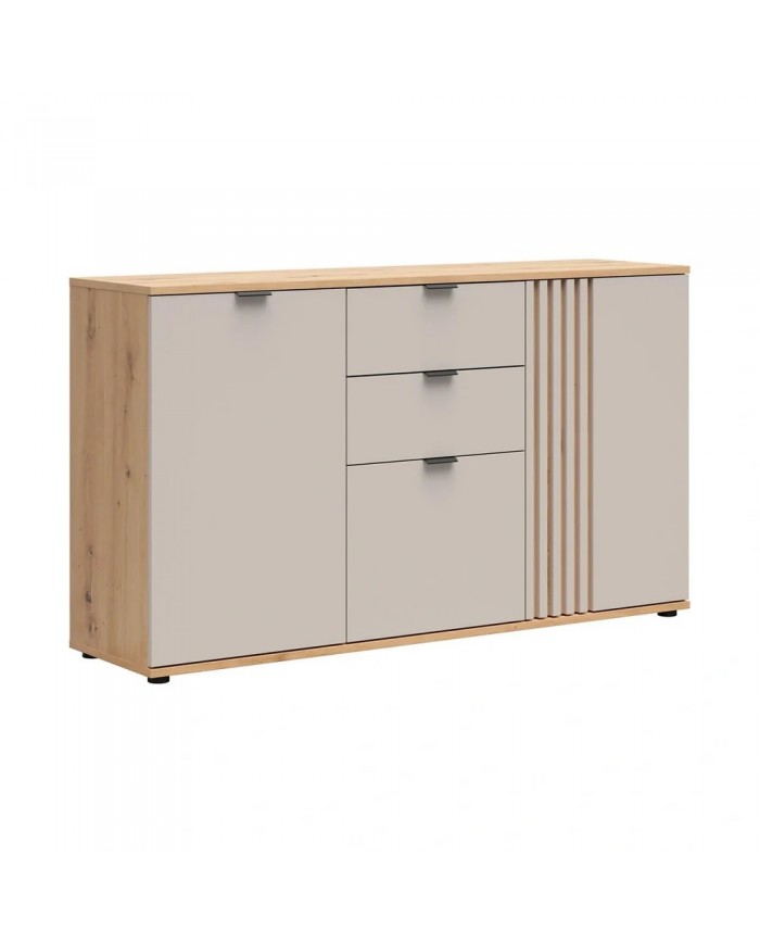 Comoda moderna dormitor BREVAS, stejar artisan/casmir