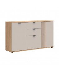 Comoda moderna dormitor BREVAS, stejar artisan/casmir