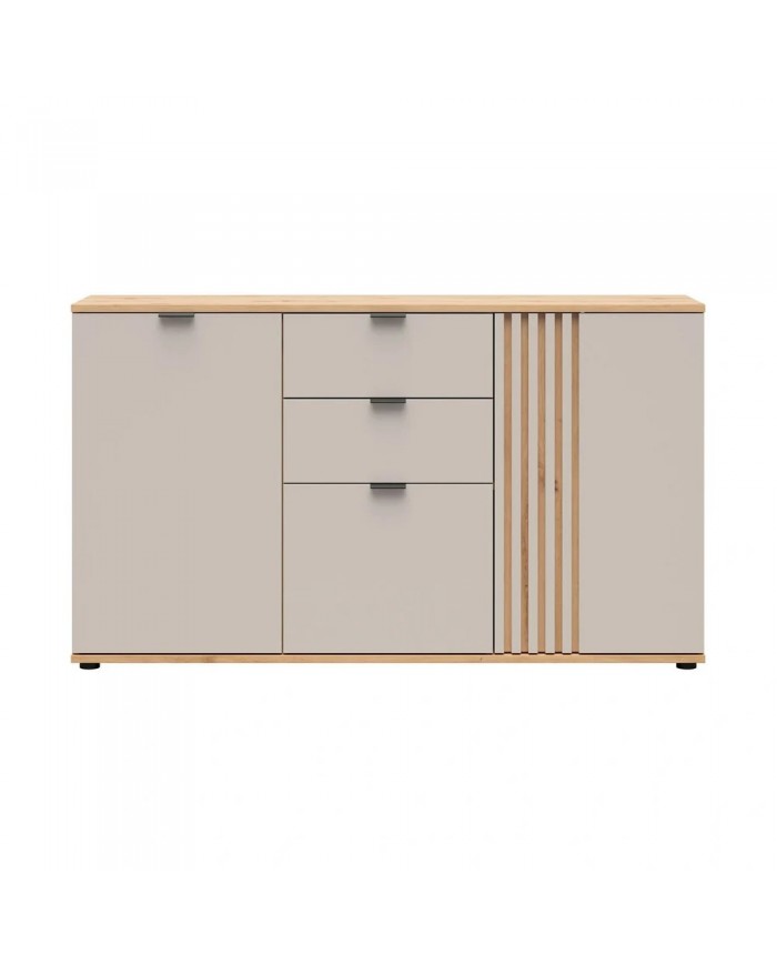 Comoda moderna dormitor BREVAS, stejar artisan/casmir