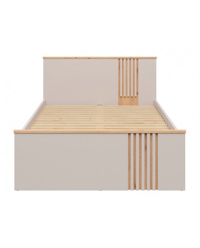 Pat BREVAS 120x200 cm cu raft, stejar artisan/cashmere