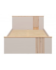 Pat BREVAS 120x200 cm cu raft, stejar artisan/cashmere