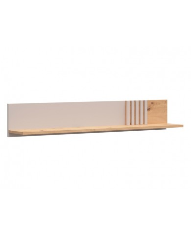 Etajeră suspendată BREVAS 135 cm, stejar artisan/cashmere