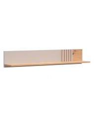 Etajeră suspendată BREVAS 135 cm, stejar artisan/cashmere
