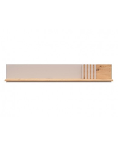 Etajeră suspendată BREVAS 135 cm, stejar artisan/cashmere