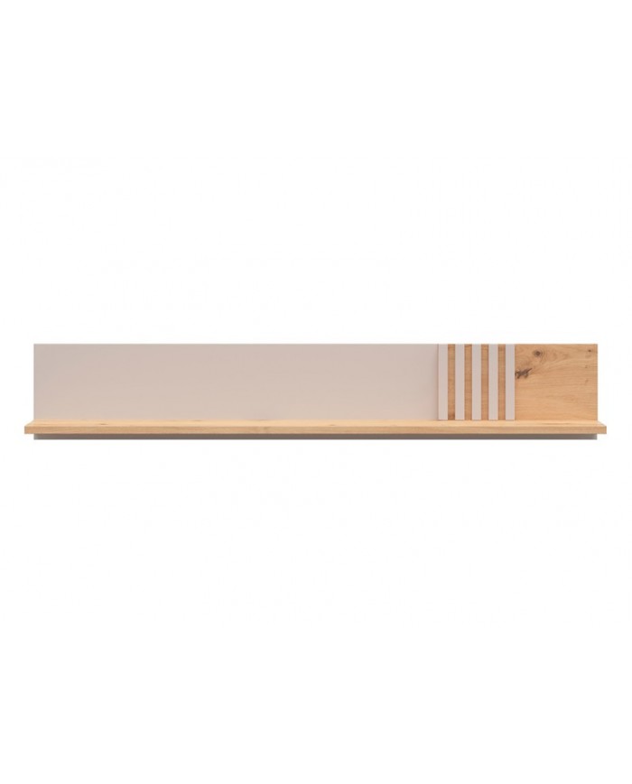 Etajeră suspendată BREVAS 135 cm, stejar artisan/cashmere