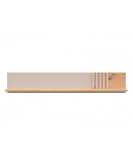 Etajeră suspendată BREVAS 135 cm, stejar artisan/cashmere