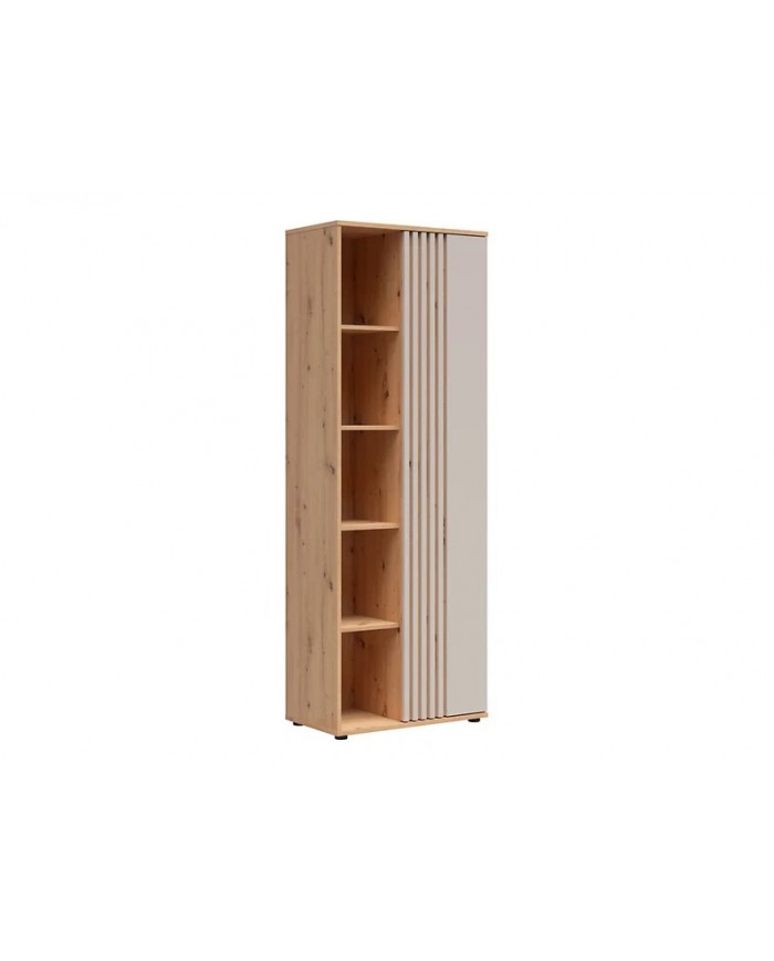 Bibliotecă BREVAS 70 cm, stejar artisan/cashmere