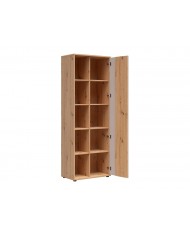 Bibliotecă BREVAS 70 cm, stejar artisan/cashmere