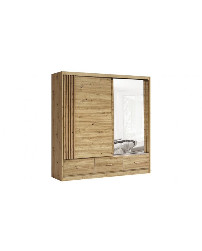 Dulap Canada CA1-200 cu uși culisante culoare artisan