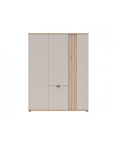 Dulap BREVAS 150 cm cu 4 uși, stejar artisan/cashmere