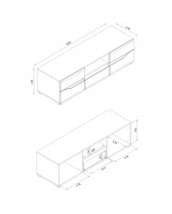 Comoda TV Lionel LI1