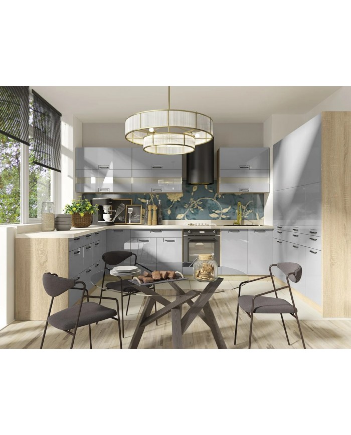 Bucatarie Favorit C Plus 2.6m latte lucios