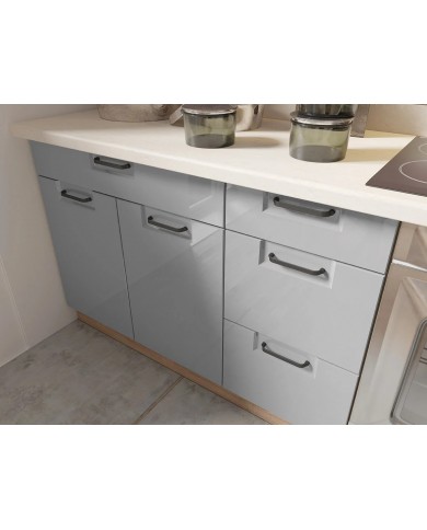 Bucatarie Favorit C Plus 2.6m latte lucios