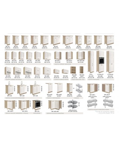 Bucatarie Smart C Plus 2.6m alb