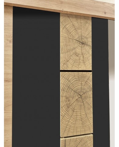 Dulap Avantgarde cu uși culisante culoare artisan – spațiu generos, design modern, funcționalitate completă