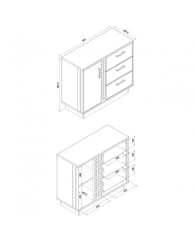 Comoda Dorian DN2