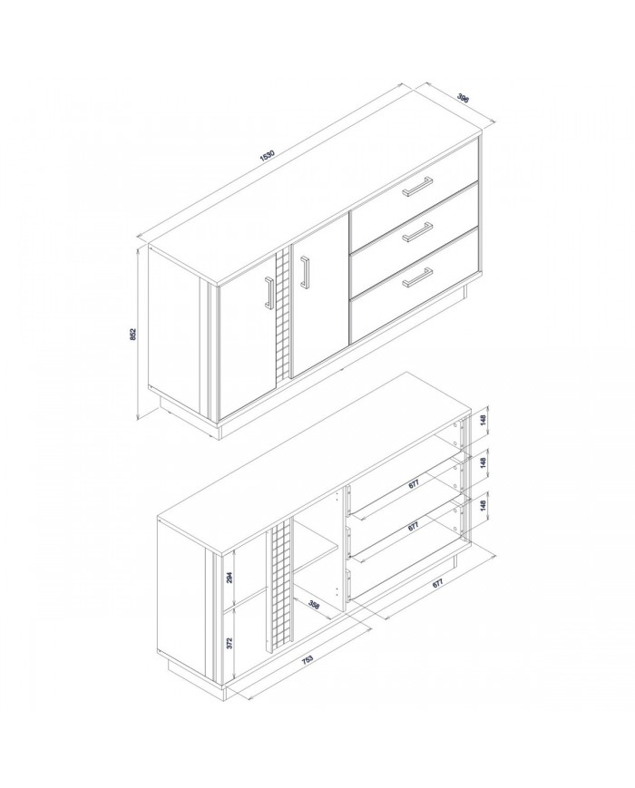 Comoda Dorian DN3