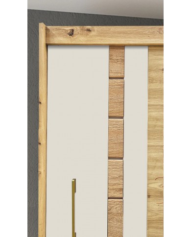 Dulap Avantgarde cu uși culisante culoare artisan – spațiu generos, design modern, funcționalitate completă
