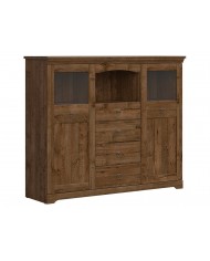 Comoda vitrina Patras KOM2W4S