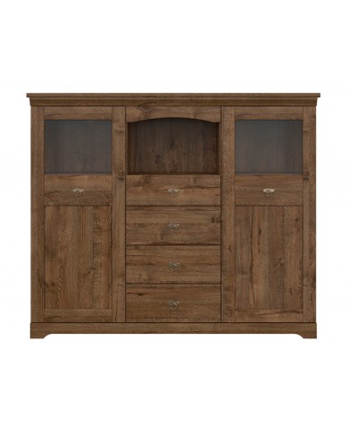 Comoda vitrina Patras KOM2W4S