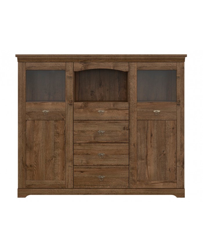 Comoda vitrina Patras KOM2W4S