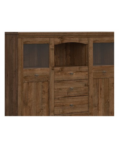 Comoda vitrina Patras KOM2W4S