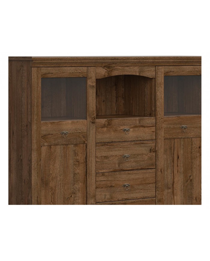 Comoda vitrina Patras KOM2W4S